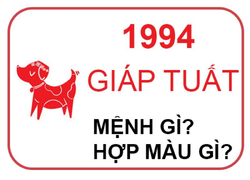 Bảng tổng hợp ngũ hành tương sinh tương khắc cho người sinh năm 1994